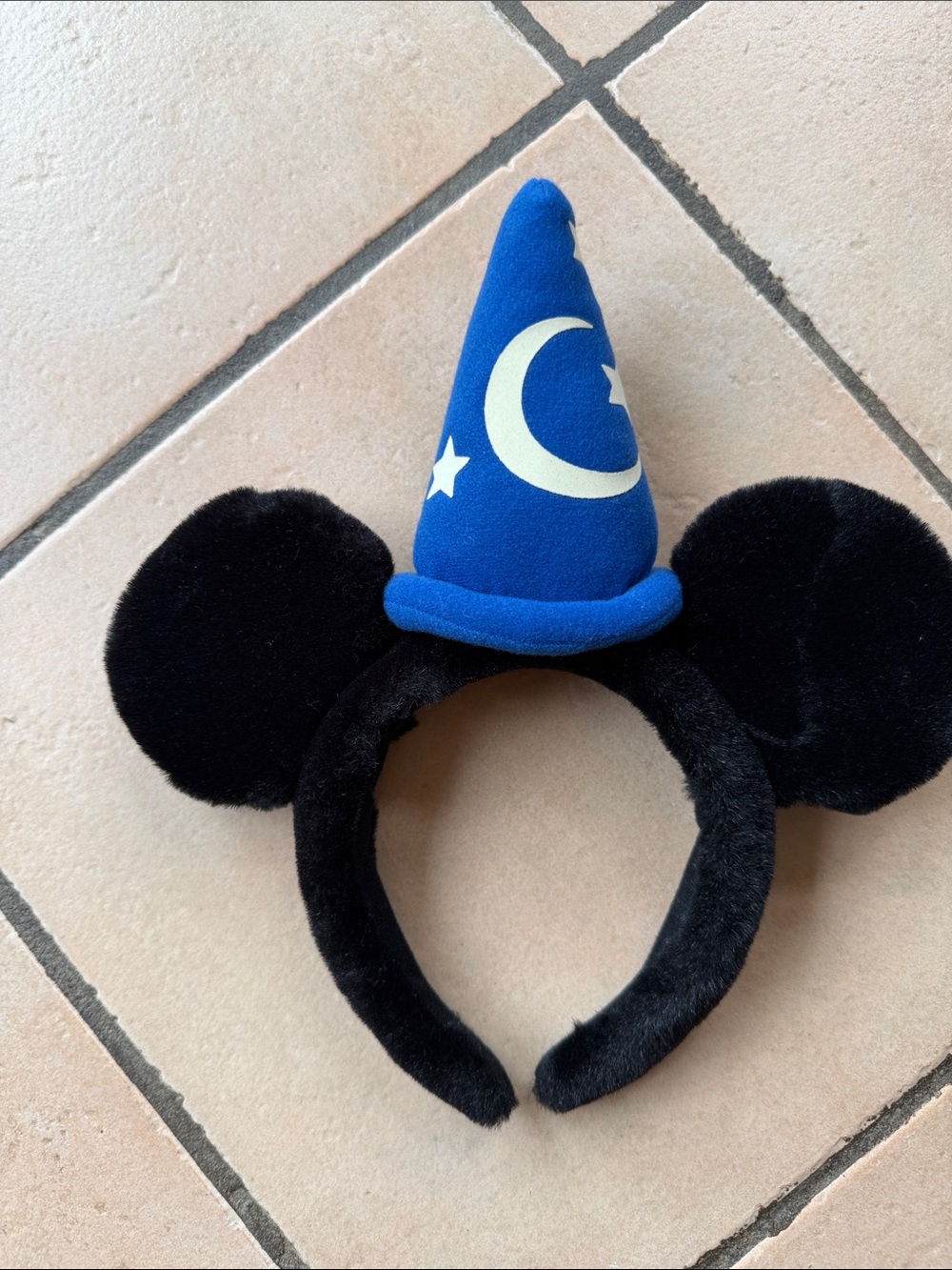 Kids Blue Wizard Hat Mouse Ear Headband Costume